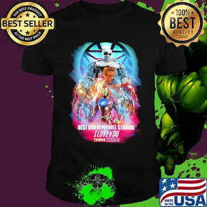 Best dad in marvel studios I love three thousand signature shirt