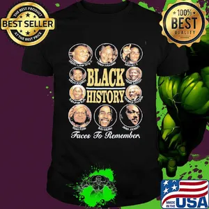 Black history faces to remember malcolm x rosa paris bob marley jesse jackson shirt