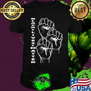Black lives matter hand shirt