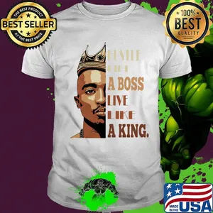 Black man hustle like a boss live like a king shirt