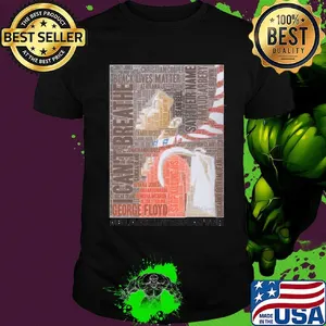 Black man i can't breathe black lives matter shirt