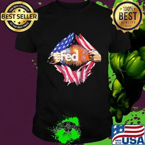 Blood insides fedex firework american flag independence day shirt