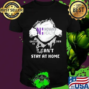 Blood insides novant health covid-19 2020 i can't stay at home shirt