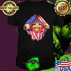 Blood insides on my honor timeless values american flag independence day shirt