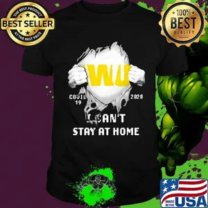 Blood insides smiley covid-19 2020 i can't stay at home shirt