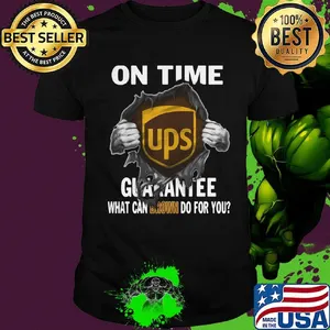 Blood insides ups on time guarantee what can brown do for you shirt
