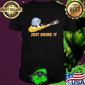 Blue moon beer nike just drink it shirt