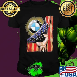 Bmw american flag happy independence day shirt