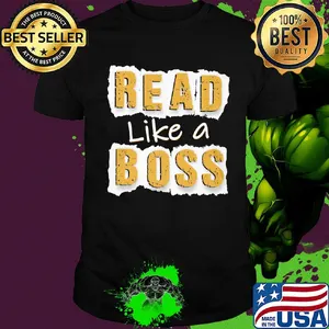 Books read like a boss shirt