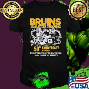 Boston bruins stanley cup champions 50th anniversary 1970 2020 thank you for the memories shirt
