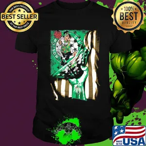Boston celtics american flag independence day shirt