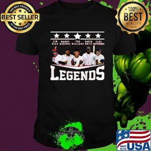 Boston red sox baseball legends rice manny williams david carl fan stars shirt