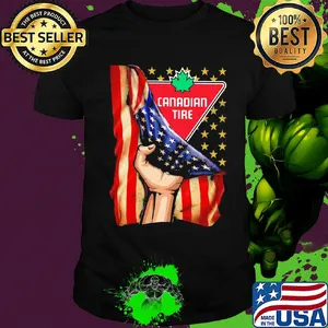Canadian tire american flag independence day shirt