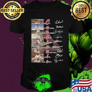 Cardinal team Lou Brock Stan Musial signature shirt