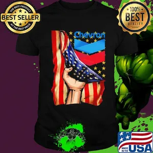 Chevron american flag independence day shirt