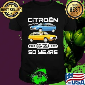 Citroen bon voyage 1970 gsgsa 2020 so years shirt