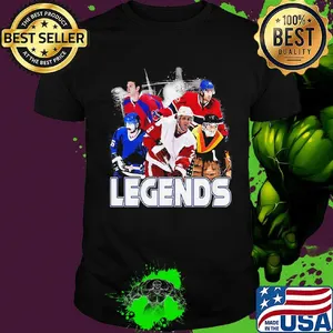 College ice hockey legends shirt
