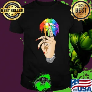 Cup Fuh Duh Shuh Lips Hand LGBT Shirt