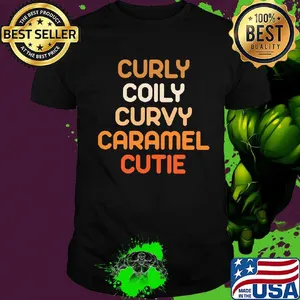 Curly coily curvy caramel cutie black lves matter shit