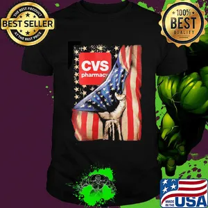 Cvs pharmacy american flag happy independence day shirt
