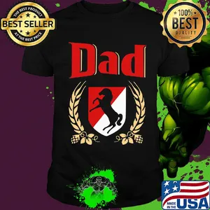 Dad armored cavalry regiment happy father's day shirt