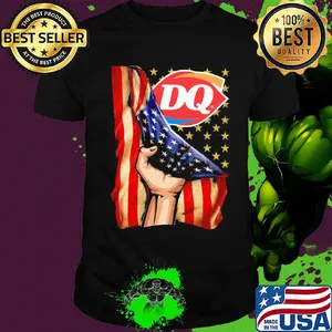 Dairy queen american flag independence day shirt