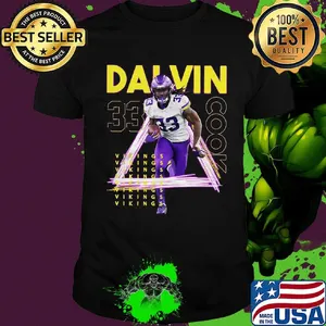 Dalvin cook 33 minnesota vikings football team shirt
