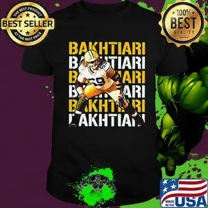 David bakhtiari 69 green bay packers football team shirt