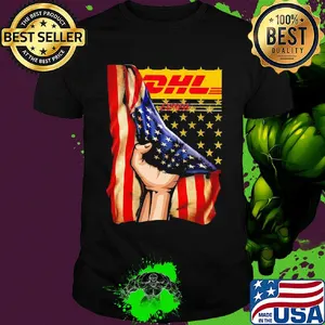 Dhl express american flag independence day shirt
