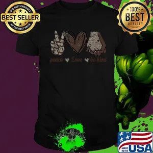 Diamond peace love be kind shirt