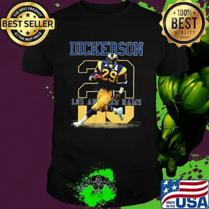 Dickerson 29 los angeles rams football legend shirt