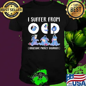 Disney eeyore donkey I suffer from oed obsessive mickey disorder shirt