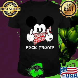 Disney mickey mouse fuck trump shirt