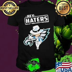 Disney mickey mousehey haters philadelphia eagles football shirt