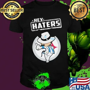 Disney mickey mousehey haters pittsburgh steelers football shirt