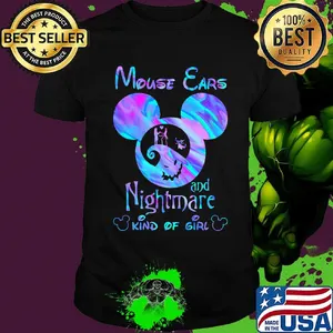 Disney mouse ears and nightmare kind of girl shirt