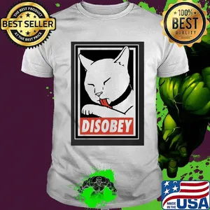 Disobey Cat Animal Lover Shirt