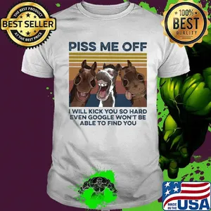 Donkeys piss me off I will slap you so hard even google won't be able to find you vintage retro shirt