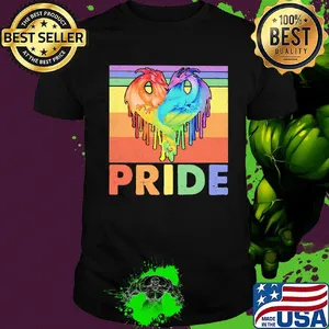 Dragon Heart LGBT Pride Vintage Retro Shirt