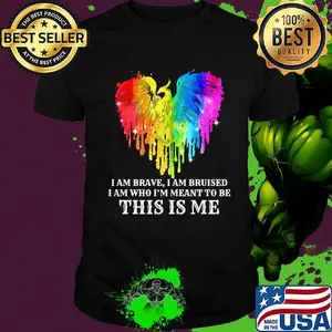 Dragon LGBT I am brave I am bruise I am who I'm meant to be this is me shirt