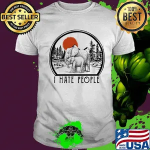 Elephant mom I hate people shirt
