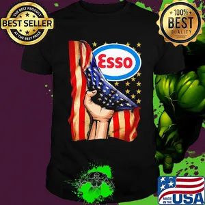 Esso american flag independence day shirt