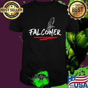 Falconer Falconry Falcons Hunting Bird Of Prey Falconer shirt