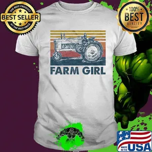Farm girl vintage retro shirt