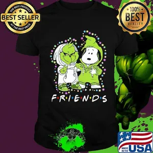 Friends grinch and snoopy shirt