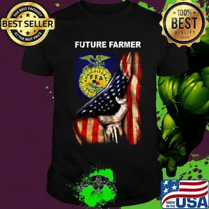 Future farmer agricultural ffa education american flag independence day shirt
