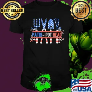 Garden patri-pot head american flag independence day shirt