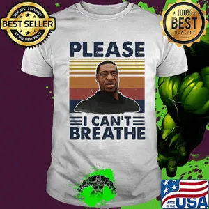 George floyd please I can’t breathe art vintage shirt