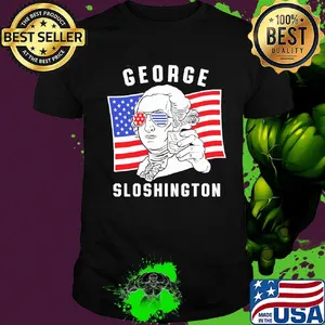 George sloshington American flag 4th of july shirt