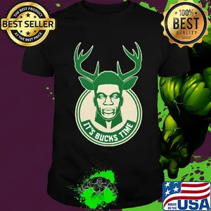 Giannis antetokounmpo it's buck's time shirt